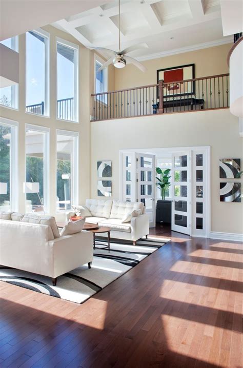 54 Living Rooms With Soaring 2 Story And Cathedral Ceilings Coastal
