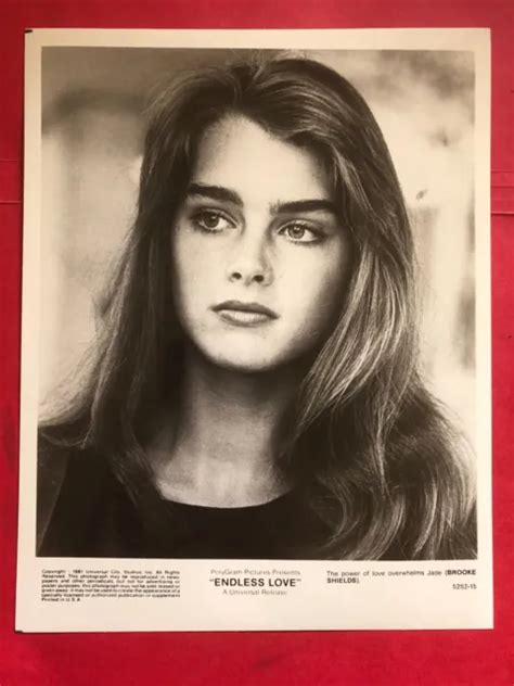 Brooke Shields In Endless Love Original Vintage Press Headshot Photo