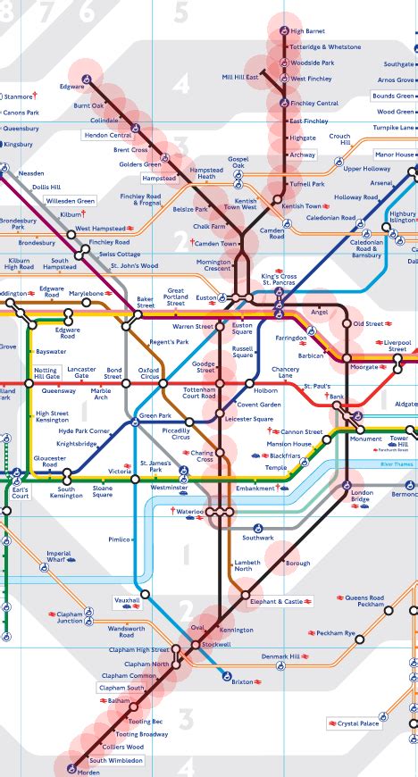 Northern Line Map London Underground Tube