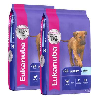 Oct 13, 2020 · breed plays a large role when deciding how often to feed your dog. Eukanuba Large Breed Puppy Dry Dog Food 30kg - $178.00