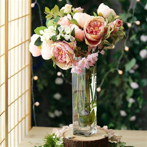Flower Arrangements In Square Glass Vases This Beautiful Small Square