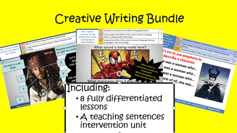 Creative Writing Lesson Bundle Teaching Resources