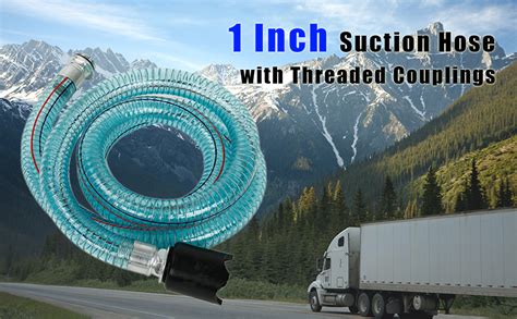 1 Inch Suction Hose For Fuel Transfer Pump With Threaded