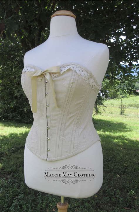 Custom Victorian Era Corsets Maggie May Clothing Fine Historical Fashion