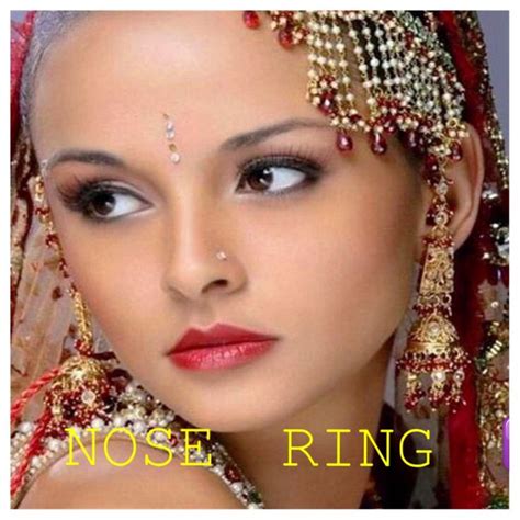 🕉 Set Of 4 Indian Nose Rings New🕉 Body Jewelry Nose Nose Piercing Ring Bridal Jewellery Indian