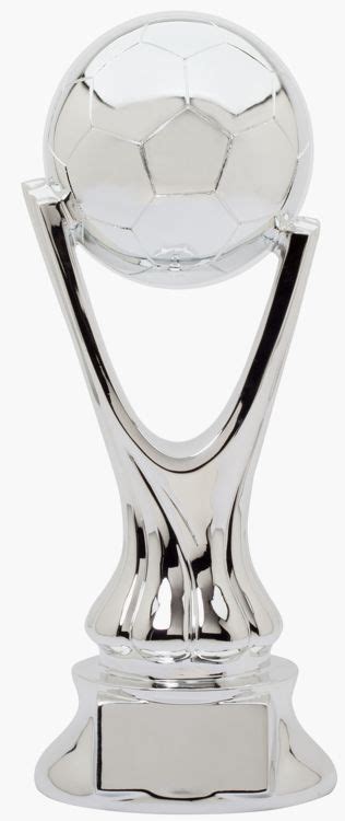 Silver Soccer Trophy Rg5013 Free Engraving And Shipping