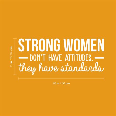 strong women don t have attitudes they have standards ebay