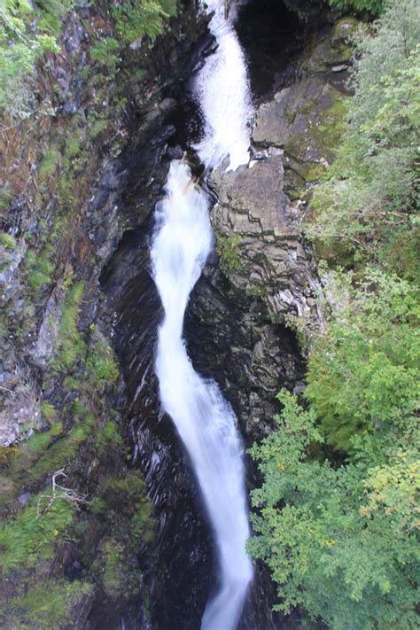 Falls Of Measach A Waterfall Deep In Corrieshalloch Gorge