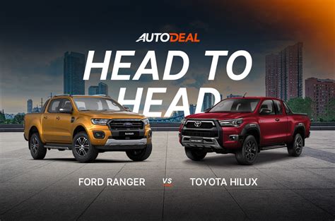 Head To Head Toyota Hilux Vs Ford Ranger Autodeal