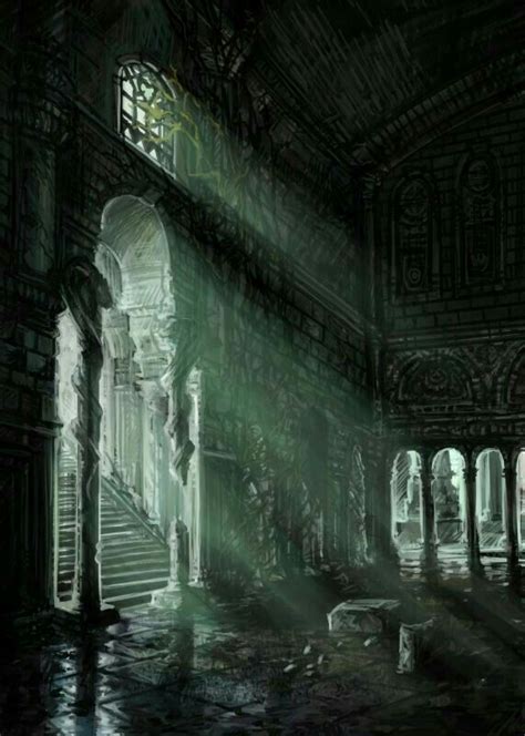 Fantasy Places Fantasy World Dark Fantasy Environment Concept Art