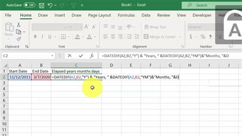 How To Calculate In Excel Difference Between Two Dates Haiper