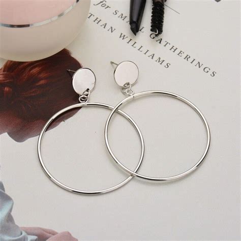 Sexy Oversize Large Round Circle Earrings Shop The Nation