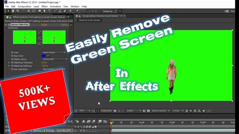 Easy Tutorial On How To Remove Green Screen From Videos Using After