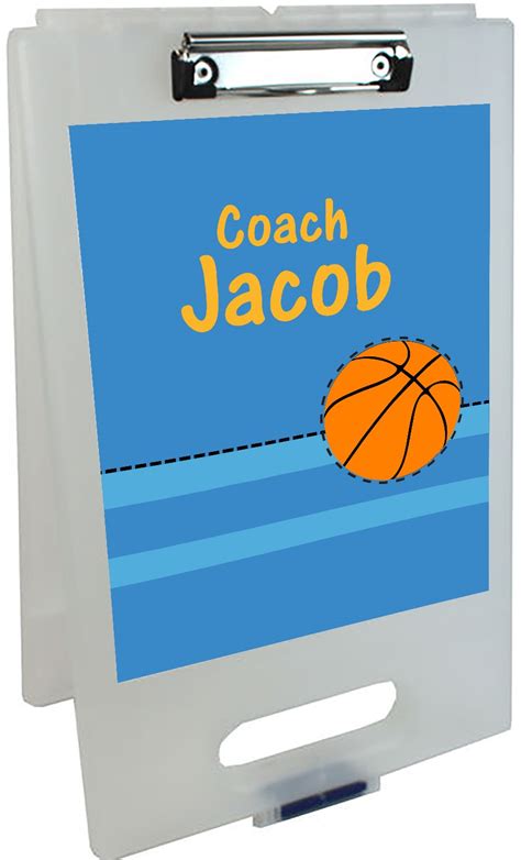 Buy Personalized Basketball Coach Acrylic Clipboard T Online