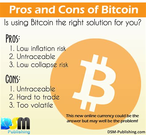 Trading bitcoin carries many pros and cons, and if you want to familiarize yourself with most of them, keep reading this post. Pros and Cons of #Bitcoin - Is using Bitcoin the right solution for you? (mit Bildern)