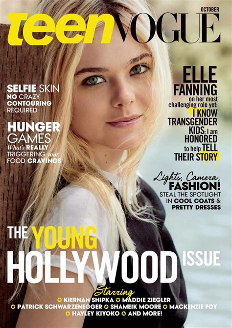 Elle Fanning Covers Teen Vogue And Talks Playing A Trans Teen
