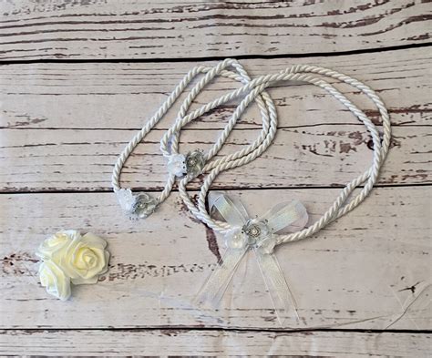 Wedding Lasso Rope Wedding Lasso Floral And Bow Wedding Etsy