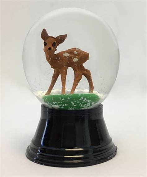 Take A Look At This Miniature Deer Snow Globe Today 🔶 Snow Globes