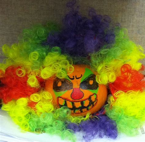 Diy Scary Clown Pumpkin Heads Scary Clowns Pumpkin Head Circus