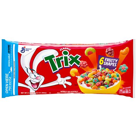 Trix Breakfast Cereal 35 Oz Resealable Bag