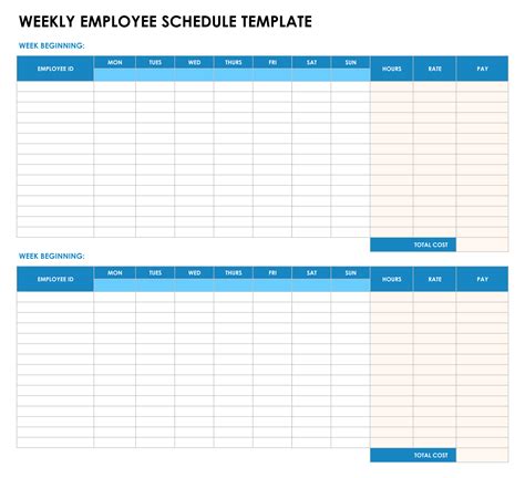 8 Best Images Of Blank Printable Timesheets Free Printable Timesheet