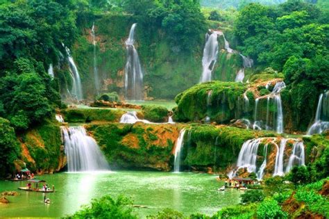 Breathtaking Places In The World Ban Gioc Detian Falls Vietnam