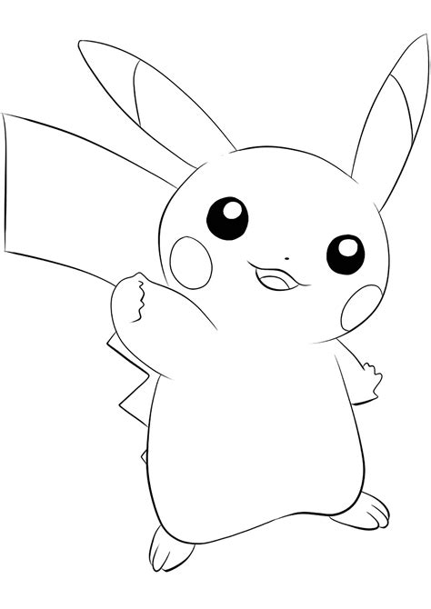 Pikachu Coloring Pages For Kids Smart