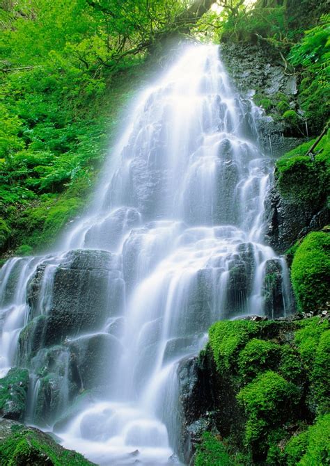°fairy Falls Colombia River Gorge By Ironrodart Oregon Waterfalls