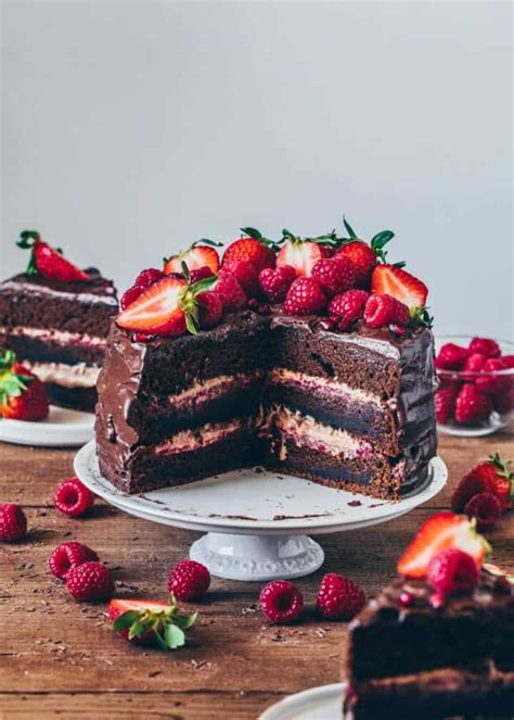 Erdbeer Schoko Torte