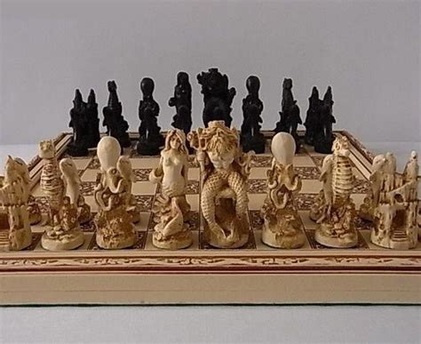 Sea Life Chess Set Sculpted By Bob Maurus Allthingschess Chess