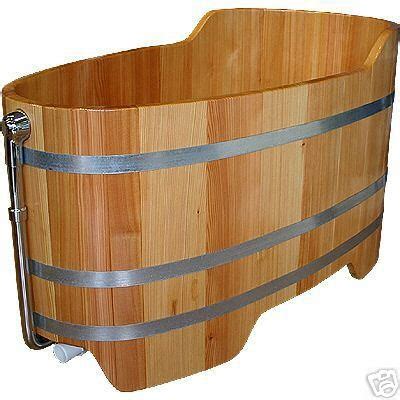 Auch in der trendfarbe schwarz. Badewanne Holz Holzwanne Badewanne Holzbad