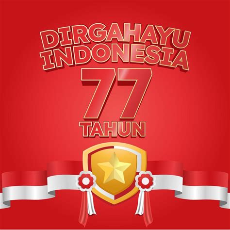 Hari Kemerdekaan Indonesia Means Indonesian Independence Day Poster