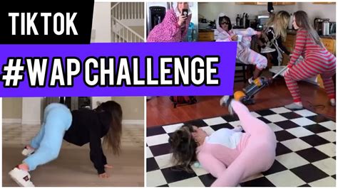 Wap Dance Challenge Tiktok Compilation Only Girls Youtube