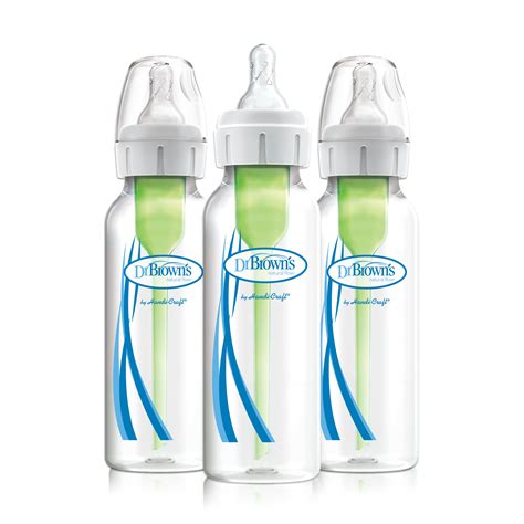 Dr Brown S Options Narrow Baby Bottle 8 Oz 250 Ml 3 Pack Walmart Com