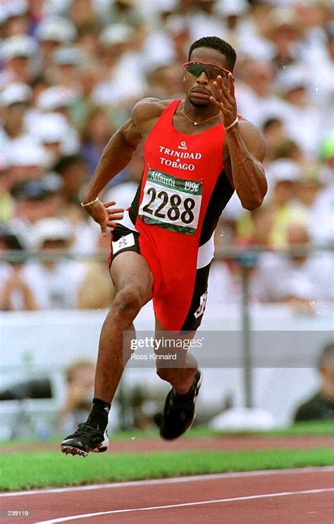 Ato Boldon Of Trinidad And Tobago In Action During Qualifying For The