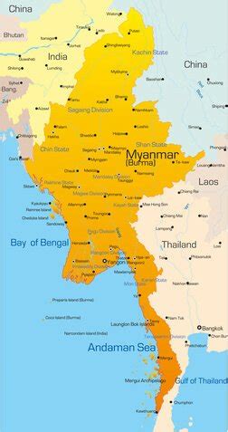 Tripadvisors myanmar karte mit hotels, pensionen und hostels: Myanmar und die Hauptstadt Naypyidaw