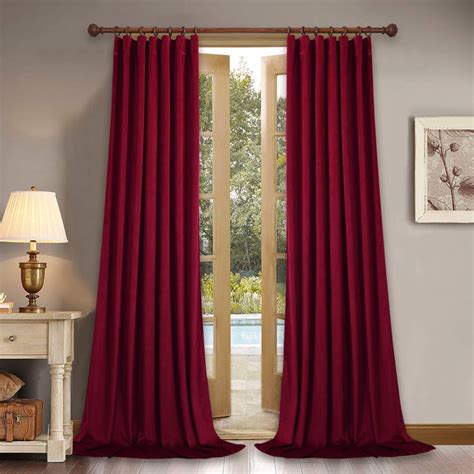 Burgundy Velvet Curtains Curtains And Drapes 2023
