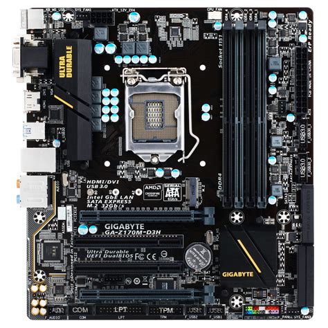 Gigabyte Ultra Durable Z170m D3h Motherboard Intel Core I3i5i7