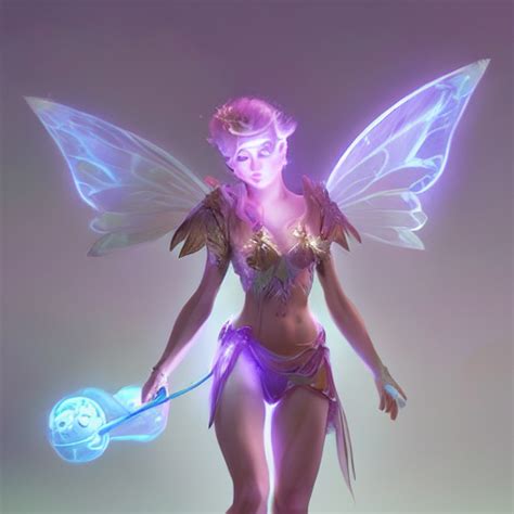 KREA AI A DND Glowing Fairy Made By Stanley Artgerm Lau