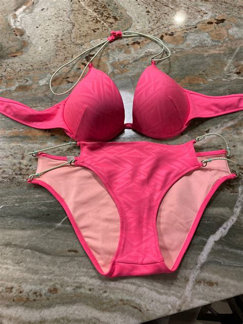 victoria s secret barbie pink bikini gem