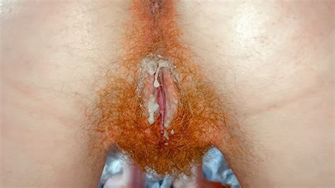 Very Hairy Ginger Bush Creampie Closeup Red Hair Pussy Sliding Fuck Pov Porno Video Pornogo Tv