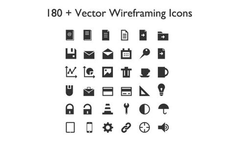 Wireframing Icons Hand Drawn Icons Wireframe Icon