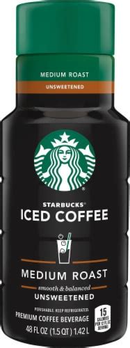 Starbucks® Medium Roast Unsweetened Black Iced Coffee 48 Fl Oz