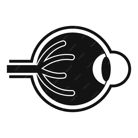 Premium Vector Human Eyeball Icon Simple Illustration Of Human