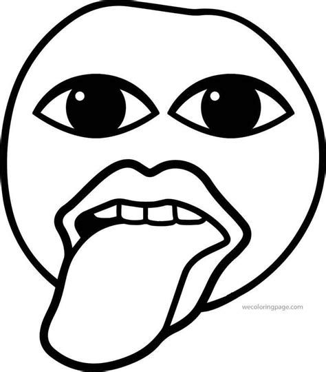 Annoying orange coloring pages printable. The Annoying Orange Circle Tongue Coloring Page in 2020 ...