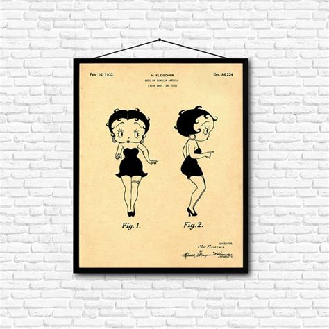 Betty Boop Poster Etsy