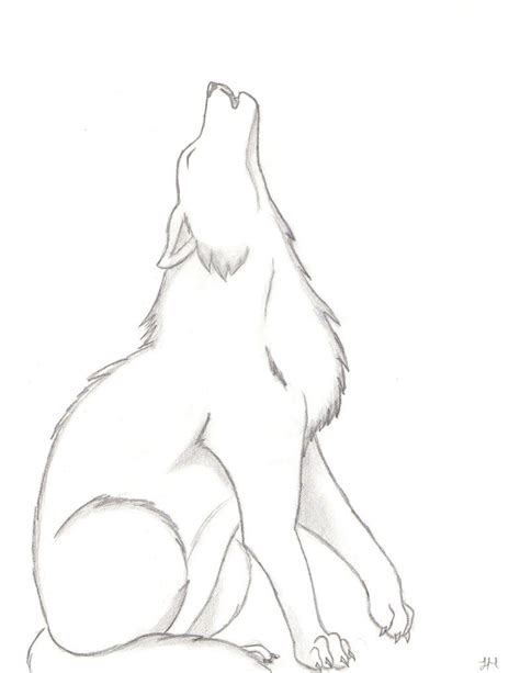 Wolf Howling By Kuroba Sama On Deviantart