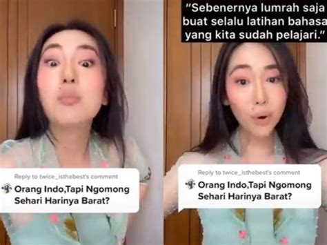 Dinyinyiri Karena Tak Berbahasa Indonesia Wanita Ini Beri Pesan