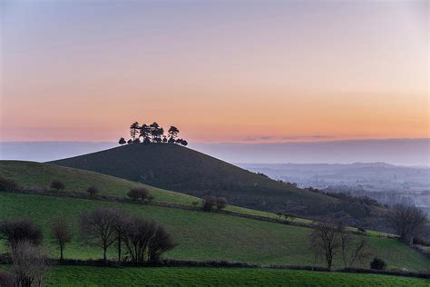 Beautiful Vibrant Sunrise Landscape Image Of Colmers Hill In Do