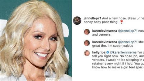 Kelly Ripa Responds To Fans Saying She Got A Nose Job And Veneers Allure
